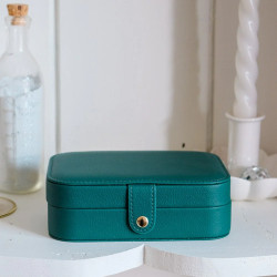 Scarlett Brigitte Maison Travel PU Leather Jewelry Box Green