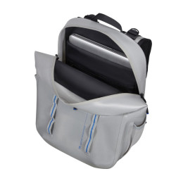 American Tourister Colourdry Carry-On Backpack 15.6" Glacial Silver