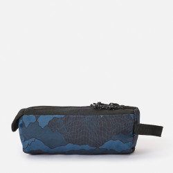 Rip Curl Back To School 2-Compartment Pencil Case Black Navy