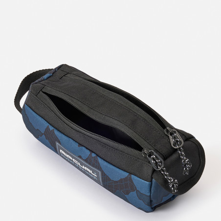 Rip Curl Back To School 2-Compartment Pencil Case Black Navy