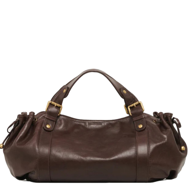 Gérard Darel The 24 Hours Crumpled Leather Handbag