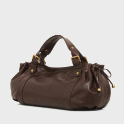 Gérard Darel The 24 Hours Crumpled Leather Handbag