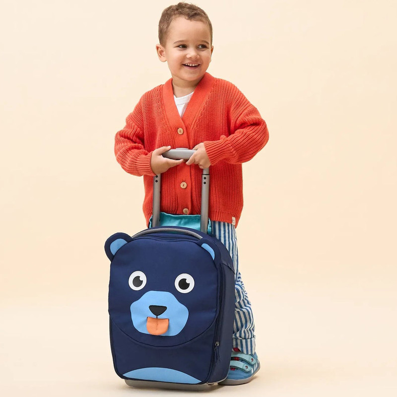 Affenzahn Children's Wheeled Suitcase Bear