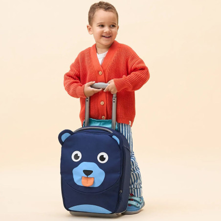 Affenzahn Children's Wheeled Suitcase Bear