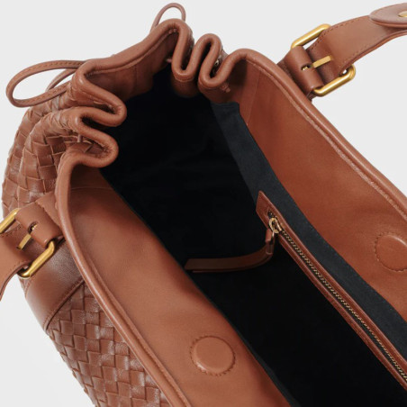 Gérard Darel The 24 Hours Braided Leather Handbag