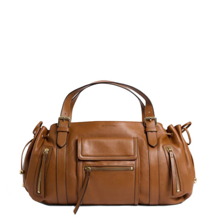 Gérard Darel Le Saint Germain Cognac Handbag