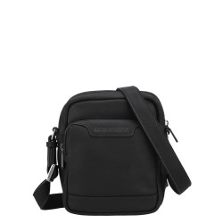 Arthur and Aston Arsène Small Crossbody Leather Bag for Men Black