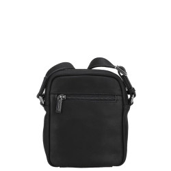 Arthur and Aston Arsène Small Crossbody Leather Bag for Men Black