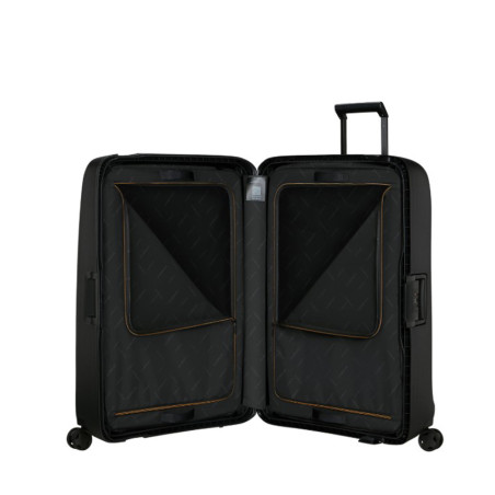 Samsonite Essens Valise Trolley Extensible 4 Roues & TSA 81Cm Graphite ouvert