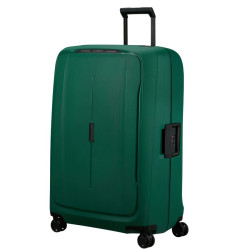 Samsonite Essens Valise Trolley Extensible 4 Roues & TSA 81Cm Vert Alpin côté