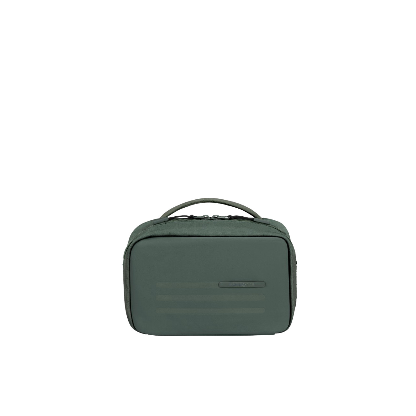 Samsonite Stackd Toilet Kit Vertical Zippered Toiletry Bag Sage