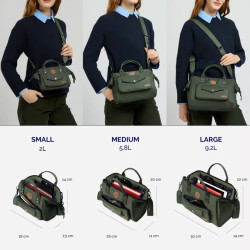 Davao Crossbody Shoulder Bag Worn Across L
