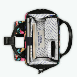 Cabaïa Small Reykjavik Sac à Dos 10,5" Genoa ouvert