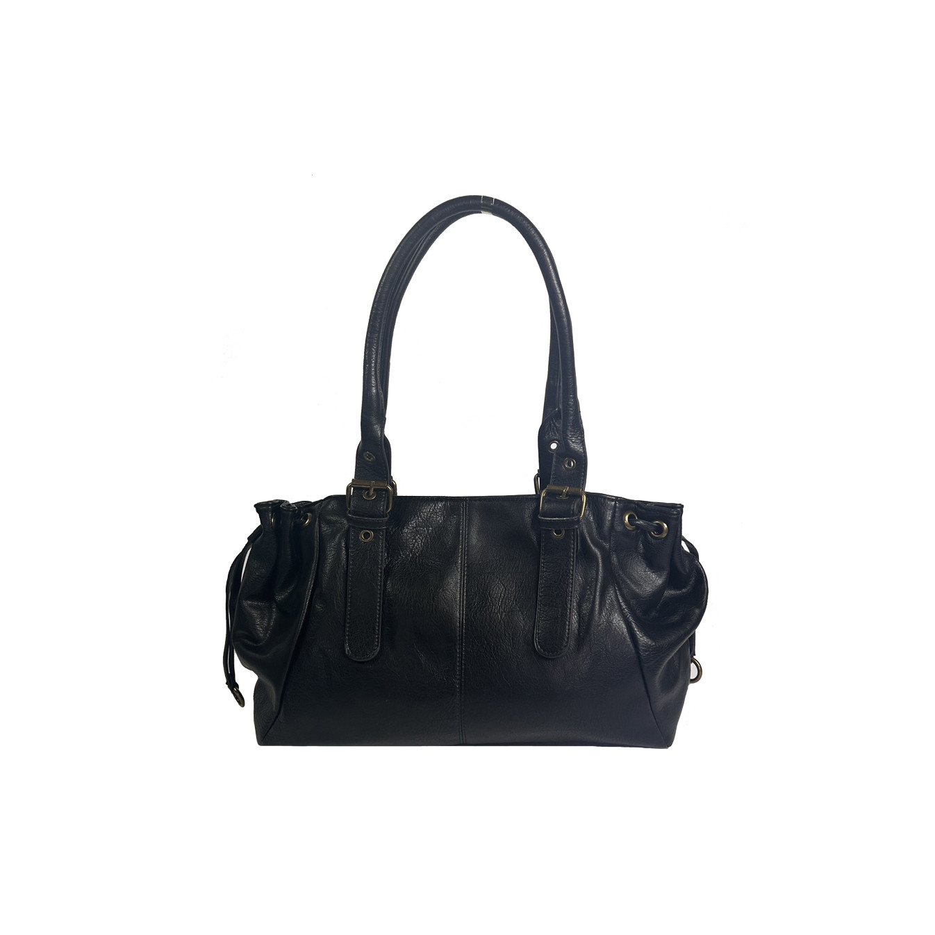 Farfouillette Grainy Shopping Bag Black