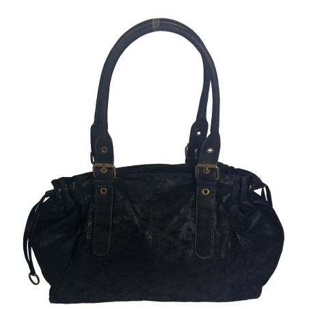 Farfouillette Black Sparkle Shopping Bag