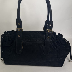 Farfouillette Black Sparkle Shopping Bag