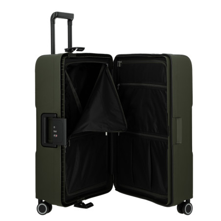 Jump Maxlock Edition 2026 Medium Suitcase 66cm 4 Wheels TSA Lock Khaki