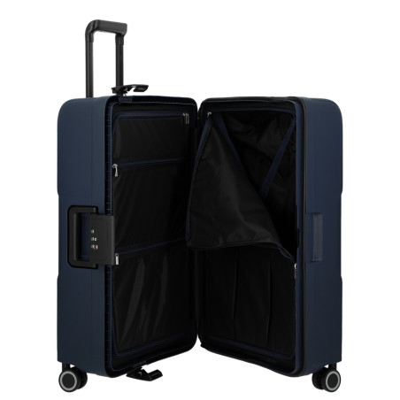 Jump Maxlock Edition 2026 Valise Moyenne 66cm 4 Roues Fermeture TSA Marine ouvert