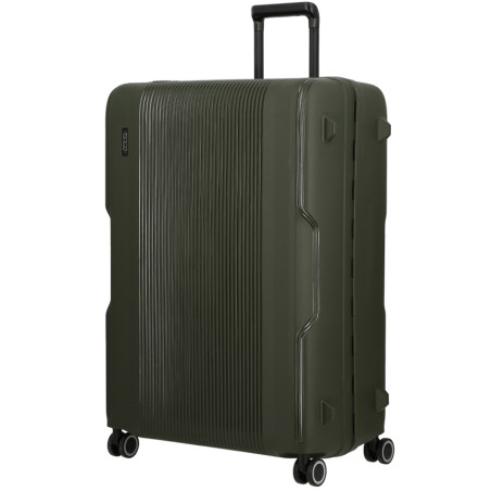 Jump Maxlock Edition 2026 Large Suitcase 77cm 4 Wheels TSA Lock Khaki