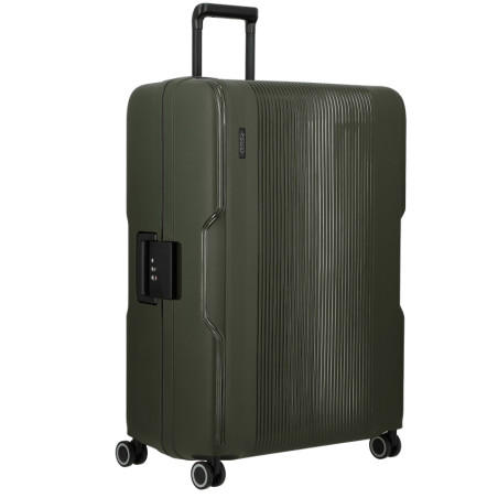 Jump Maxlock Edition 2026 Large Suitcase 77cm 4 Wheels TSA Lock Khaki