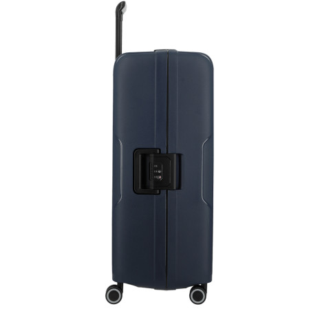 Jump Maxlock Edition 2026 Grande Valise 77cm 4 Roues Fermeture TSA Marine profil