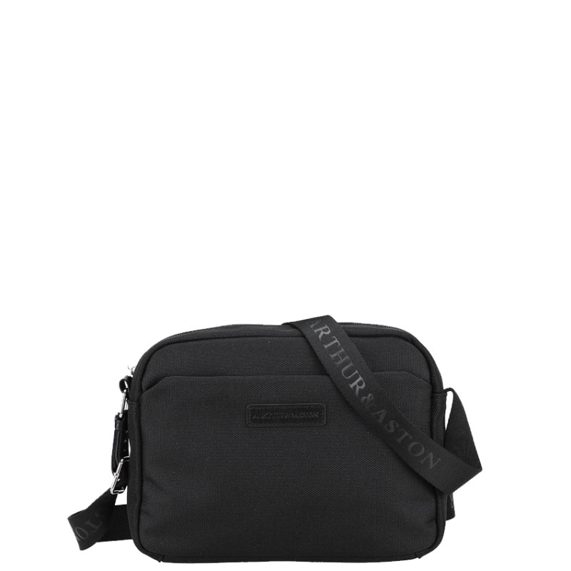 Arthur and Aston Jim Small Shoulder Bag for Men in Black