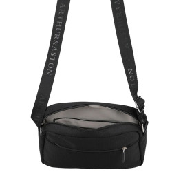 Arthur and Aston Jim Small Shoulder Bag for Men in Black