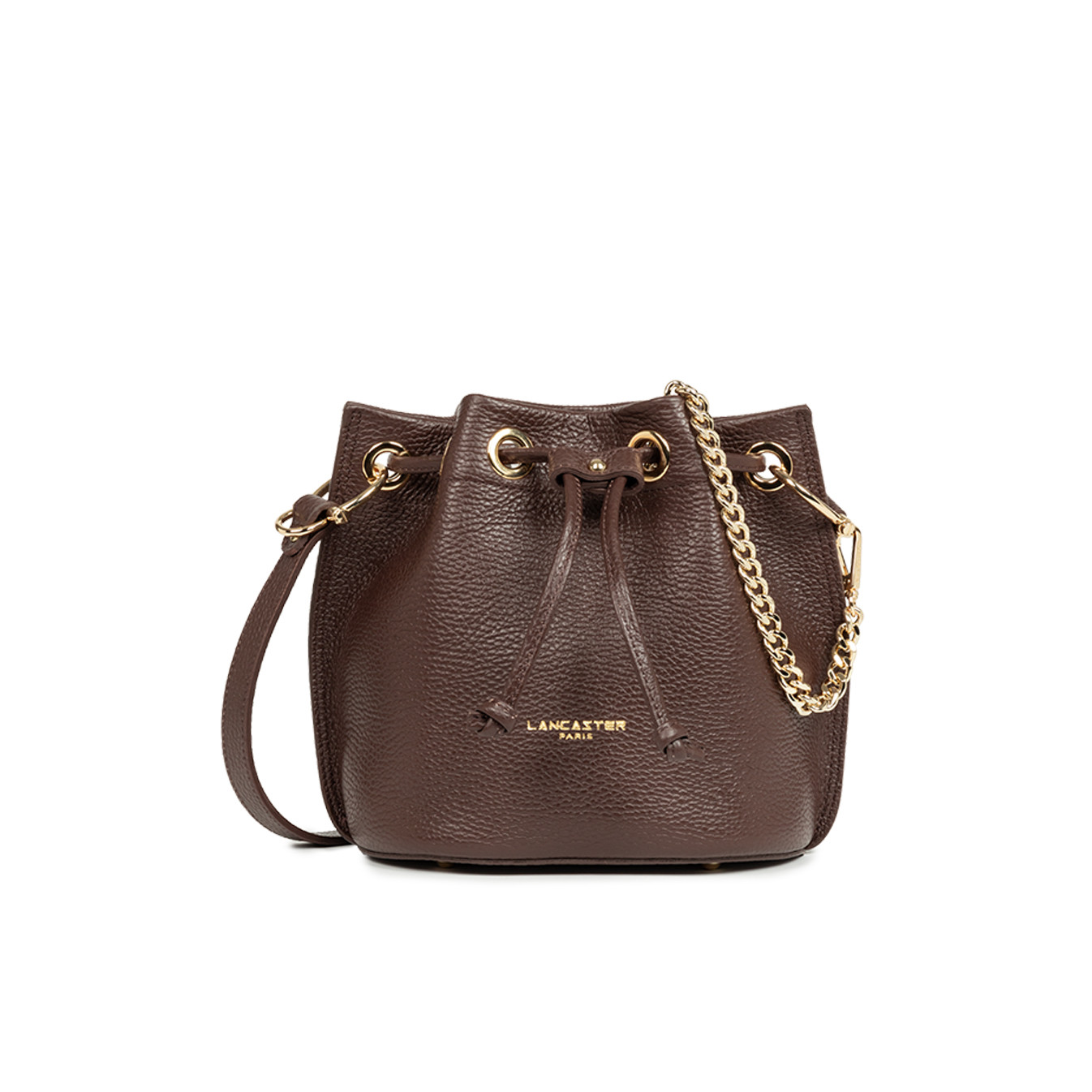 Lancaster Alba Double Bucket Bag 470-80 Brown In Pale Gold