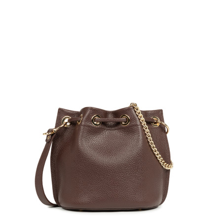 Lancaster Alba Double Bucket Bag 470-80 Brown In Pale Gold