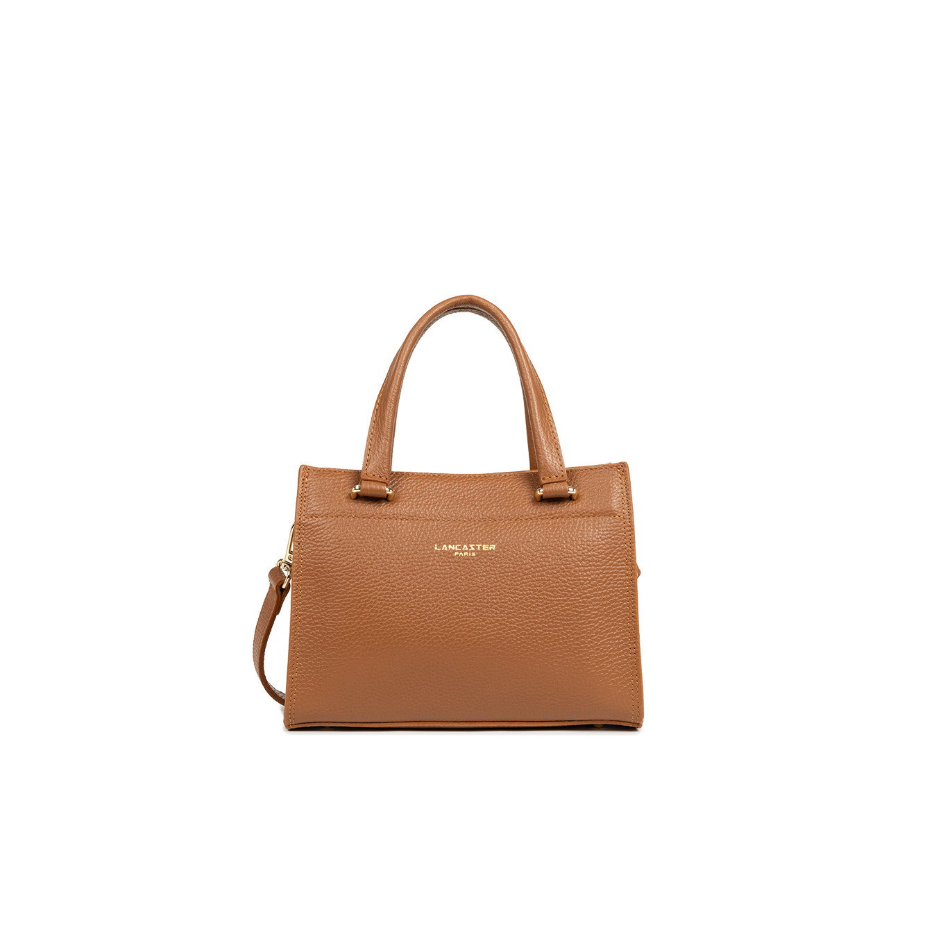 Lancaster Foulonné Double Small Handbag 470-73 Camel In Orange