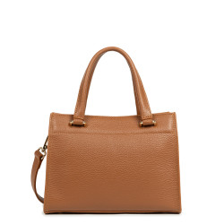Lancaster Foulonné Double Petit Sac A Main 470-73 Camel In Orange dos