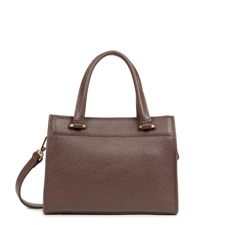 Lancaster Foulonné Double Small Handbag 470-73 Brown In Or Pale