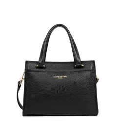 Lancaster Foulonné Double Small Handbag 470-73 Black In Nude