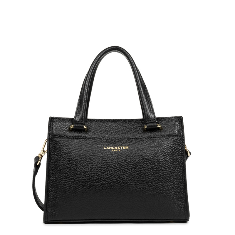 Lancaster Foulonné Double Small Handbag 470-73 Black In Nude