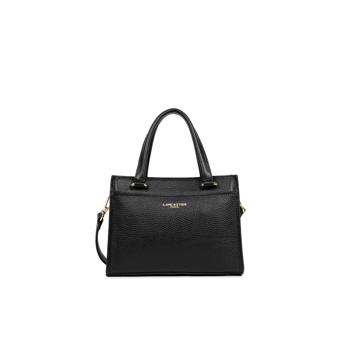 Lancaster Foulonné Double Small Handbag 470-73 Black In Nude