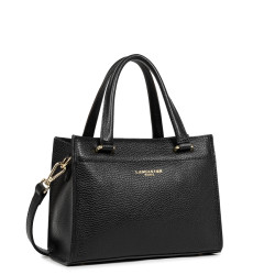Lancaster Foulonné Double Small Handbag 470-73 Black In Nude
