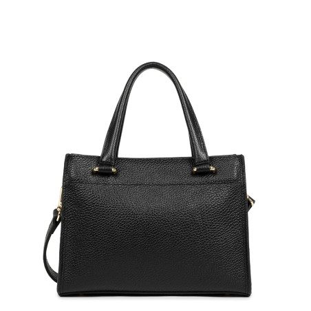 Lancaster Foulonné Double Small Handbag 470-73 Black In Nude