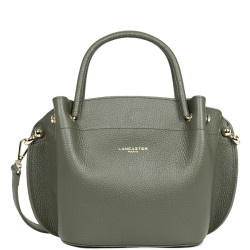 Lancaster Foulonne Double Handbag Louisa 470-18 Smoked Khaki
