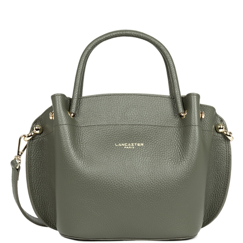 Lancaster Foulonne Double Handbag Louisa 470-18 Smoked Khaki