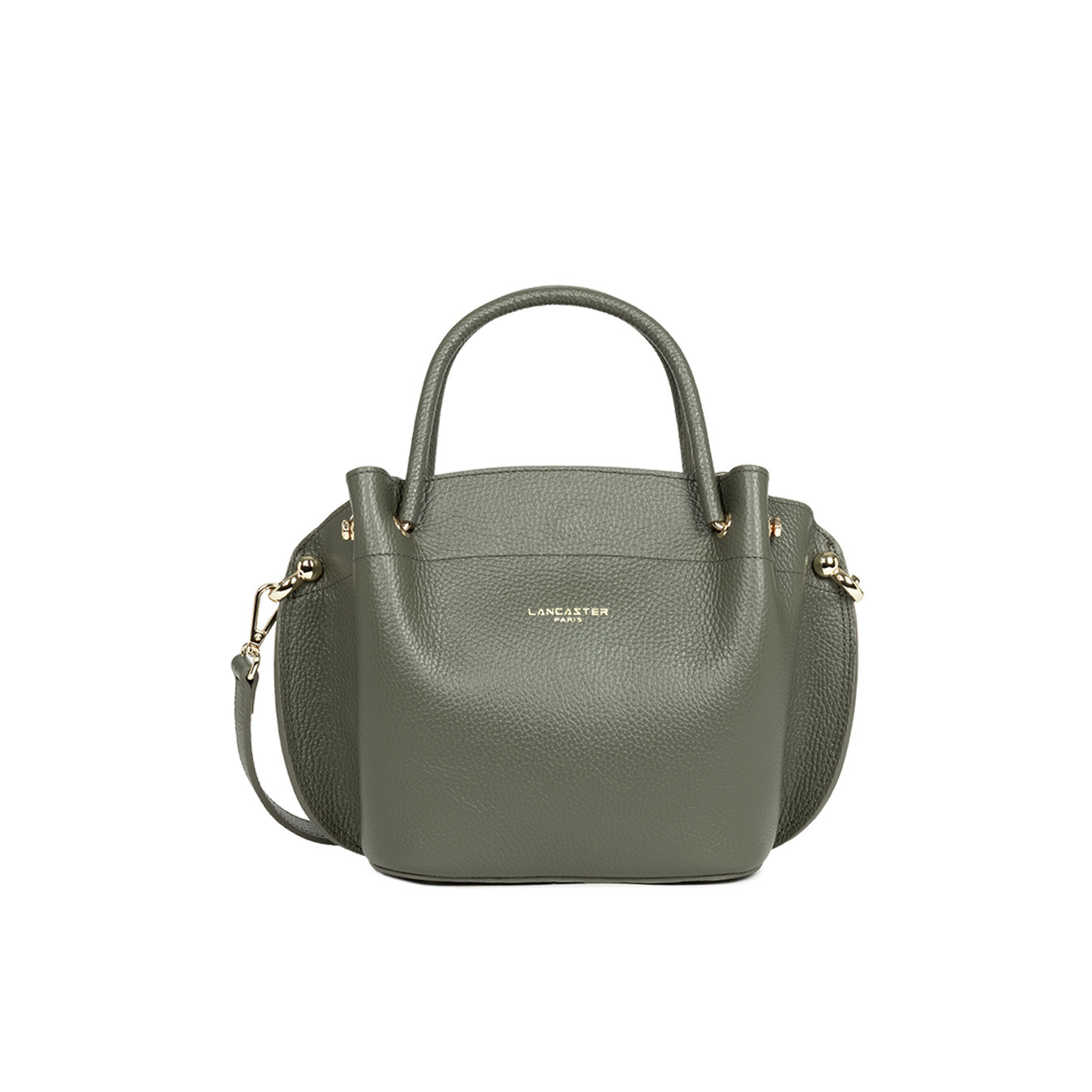Lancaster Foulonne Double Handbag Louisa 470-18 Smoked Khaki