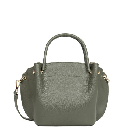 Lancaster Foulonne Double Handbag Louisa 470-18 Smoked Khaki