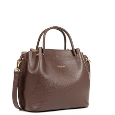 Lancaster Foulonne Double Large Handbag Louisa 470-19 Brown Gold Pale