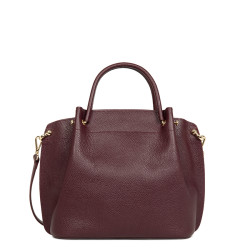 Lancaster Foulonne Double Grand Sac A Main Louisa 470-19 Bordeaux Foncé dos