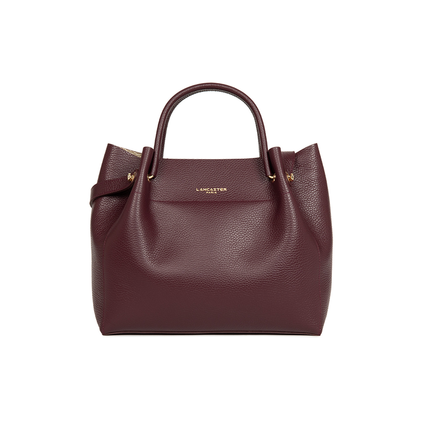 Lancaster Double Handle Tote Louisa 470-20 Dark Bordeaux