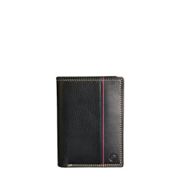 Serge Blanco Vancouver Mini leather Wallet VAN21052 Black