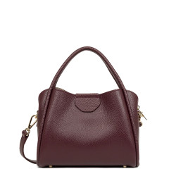 Lancaster Ida Double Sac Porté Epaule 470-83 Bordeaux Foncé dos