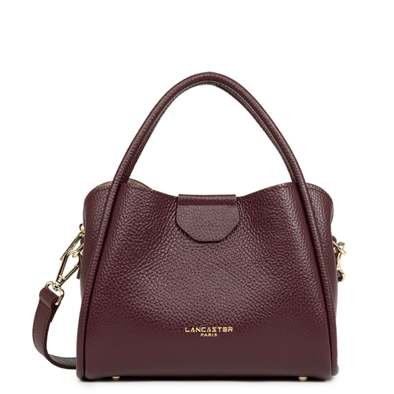 Lancaster Ida Double Shoulder Bag 470-83 Dark Burgundy