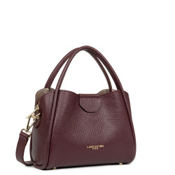 Lancaster Ida Double Shoulder Bag 470-83 Dark Burgundy