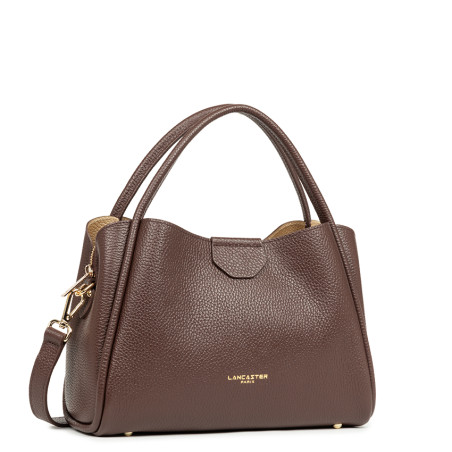 Lancaster Ida Double Shoulder Bag 470-84 Pale Gold Brown