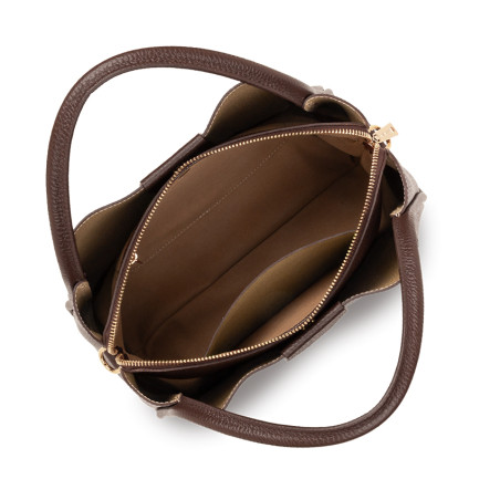 Lancaster Ida Double Shoulder Bag 470-84 Pale Gold Brown